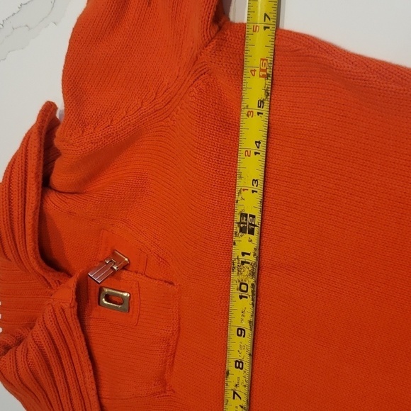 Ralph Lauren Women's Knit Sweater Pullover Gold clasp Women Small - Picture 7 of 13